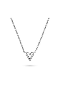 Tamaris - Halskette Edgy Heart - silber