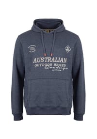 ROADSIGN® australia - Herren Hoodie Outdoor mit Print und Kapuze - beige