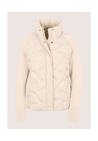 MADELEINE - Steppjacke mit Strickärmeln - perlweiß