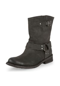 Felmini - Veloursleder Stiefelette - Dunkelgrau