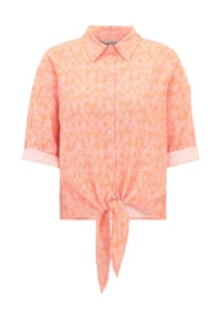 CARTOON - Hemdbluse, Leinenanteil, 3/4-Arm, für Damen - 4827 PINK/APRICOT