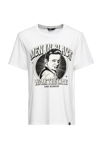 KING KEROSIN - Print-Shirt mit Front-Print Man In Black - schwarz