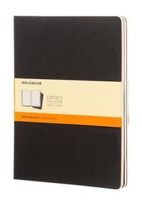 MOLESKINE® - Noitzheft "Cahier", DIN A4, 3er-Set - SCHWARZ