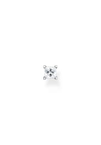 Thomas Sabo Charming - Einzel Ohrstecker weißer Stein - silberfarben