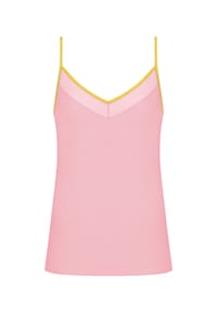 mey - Camisole "POETRY ALMOST SHEER", V-Ausschnitt, für Damen - 1747  PINK NECTAR