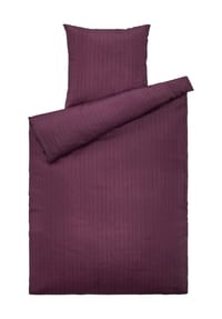 SCHÖNER WOHNEN KOLLEKTION - Flanell-Bettwäsche - AUBERGINE