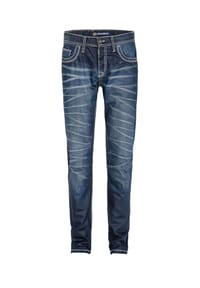 CIPO & BAXX® - Jeans mit scharfen Waschdetails, CD-471 - DUNKELBLAU