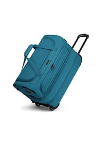 REDOLZ Duffle Essentials - Duffle Essentials 2-Rollen Reisetasche 55 cm M mit Dehnfalte - black