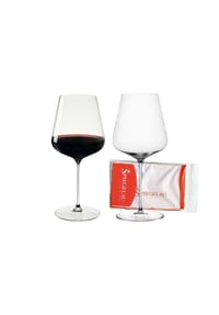 SPIEGELAU Bordeauxgläser + Poliertuch Definition 750 ml 2er Set transparent - DEFINITION - transparent