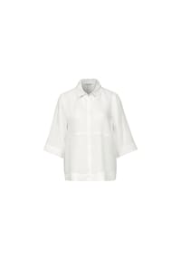 Street One - Leinenbluse, Blusenkragen, 3/4-Arm, für Damen - 10108 OFF WHITE