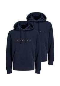 JACK & JONES - Sweatshirt / Hoodie 2er Pack Star - Beige
