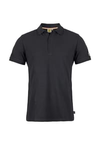 ROADSIGN® australia - Herren Polo Night strukturierter Baumwoll-Look mit dezentem Badge, sportlich für Casual Outfits im Sommer - anthrazit