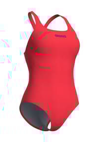 arena - Team Line Badeanzug, UV-Schutz, chlorresistent, für Damen - 366 BRIGHT CORAL-P