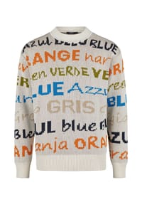 HECHTER PARIS - Pullover KNIT CREWNECK Aus 100 % Baumwolle - offwhite