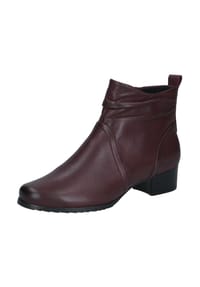 Caprice - Leder Stiefelette - Bordeaux