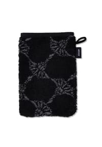 JOOP! CLASSIC CORNFLOWER Waschhandschuh 16x22 cm, Schwarz - JOOP! CLASSIC CORNFLOWER - Anthrazit