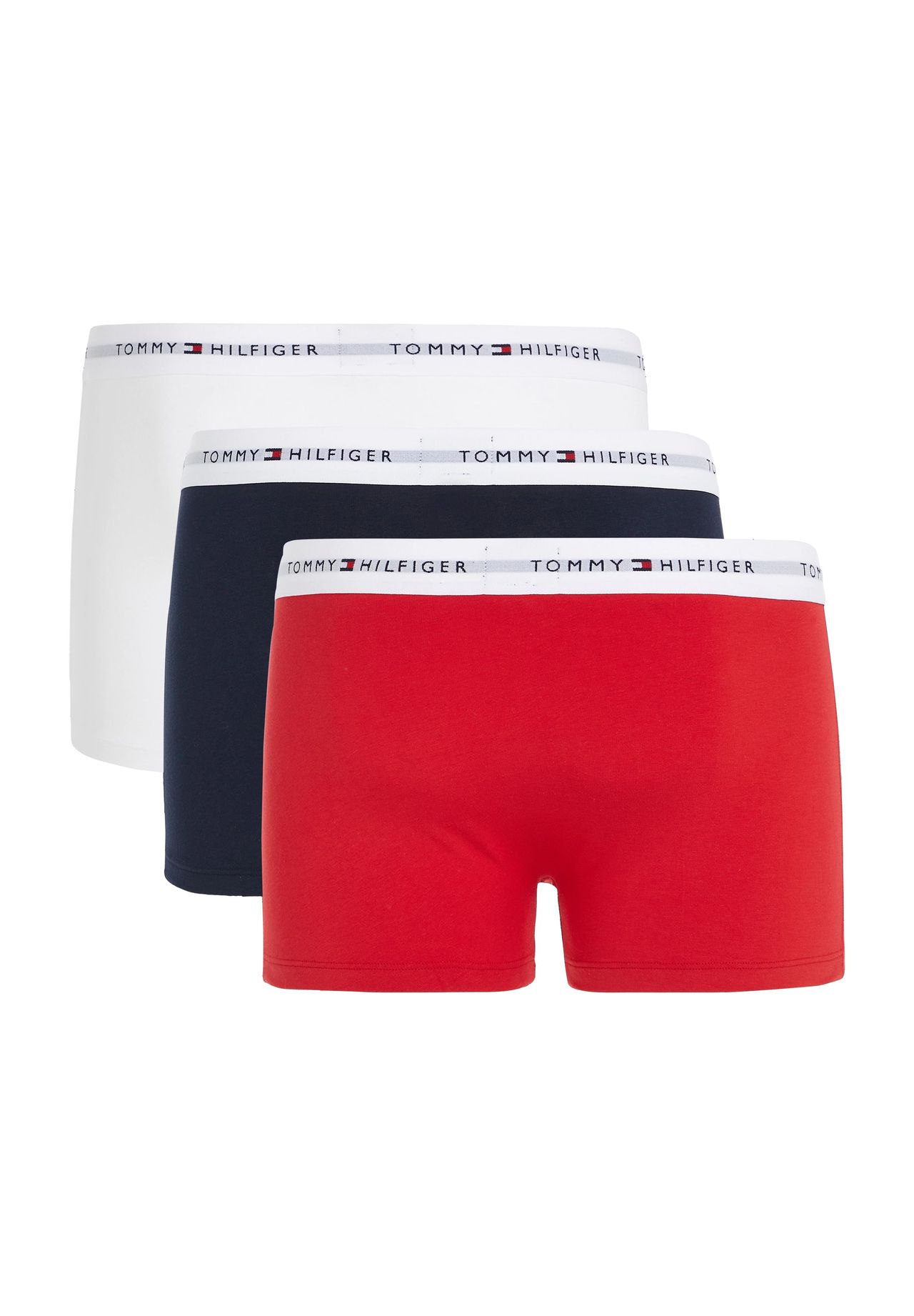 TOMMY HILFIGER Signature Cotton Essentials Pants, 3er-Pack, Logo 
