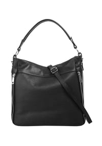 Cluty - Handtasche Echt Leder, Made In Italy - beige