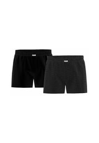 seidensticker - Boxershorts, 2er-Pack, für Herren - 90 BLACK/BLACK