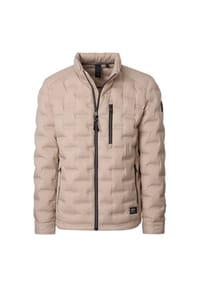 Croci Steppjacke Cool Guy Für Hunde, 35 Cm, Beige – Mit Kunstfeder-Füllung, Klettverschluss & Bauchgummi