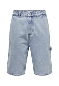 ONLY & SONS - Shorts EDGE CAR Denim-Shorts - hellblau