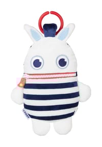 Schmidt - Zoo Babies Edition Sorgenfresser "Lanky", 23 cm - BLAU/WEISS