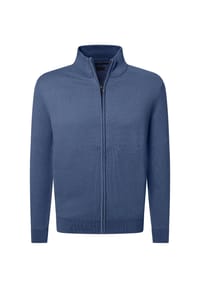pierre cardin - Strickjacke mit durchgehendem Reißverschluss - Anthra