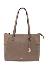 L.CREDI MARLIES Shopper, Kunstleder, Reißverschluss, für Damen 