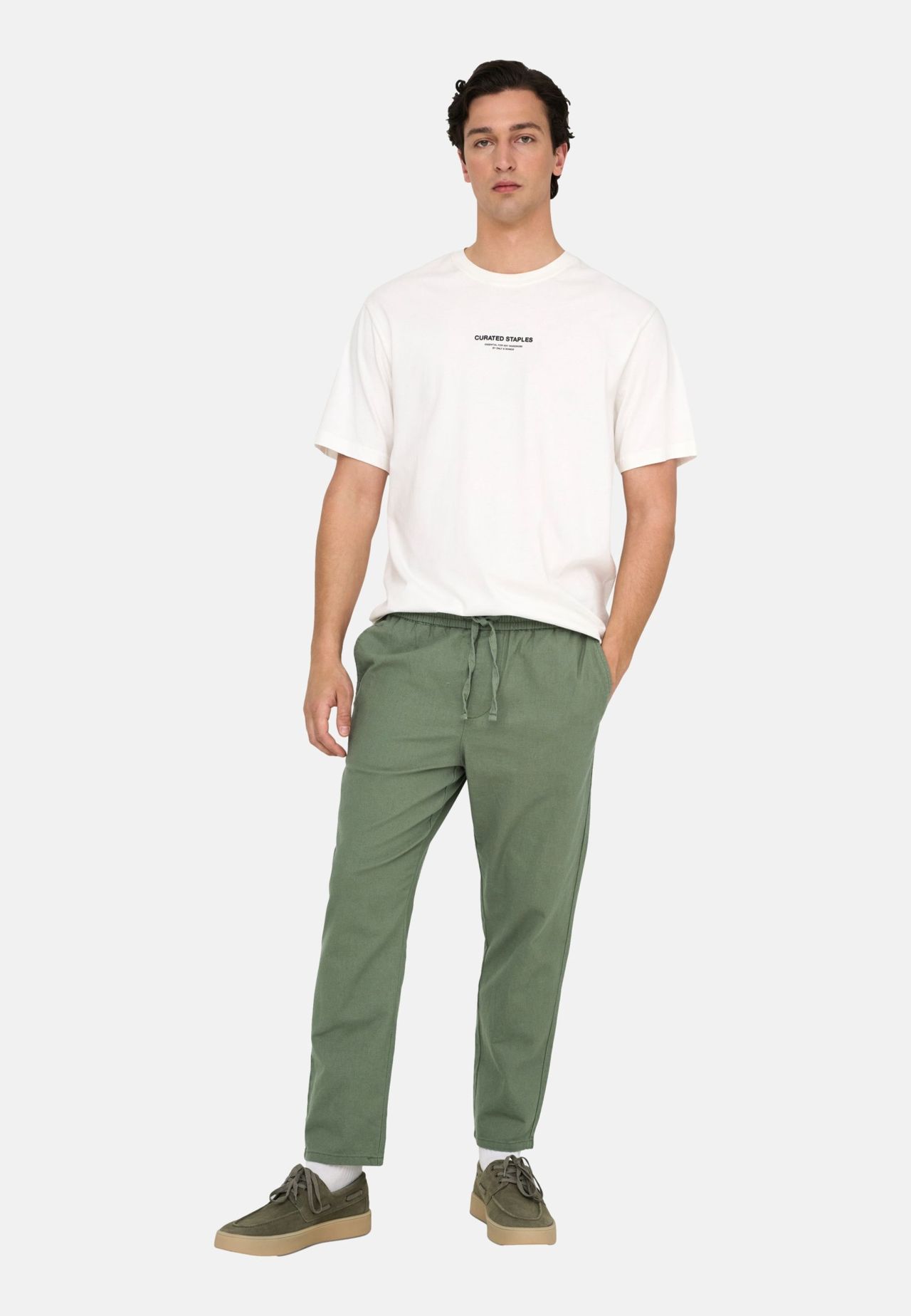 Only & Sons Jogginghose Linus, Tunnelzug, FüR Herren, GrüN, Xl