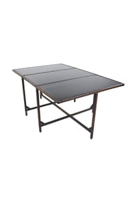 VCM. Gartentisch | Tisch aus Rattan | Maße ca. H. 74 x B. 170 x T. 110 cm | Gartentisch | Gartenmöbel – Raloso 170x110 - VCM Raloso - Braun