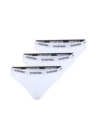 CHIEMSEE - String im Dreierpack und Label-Look - 1010 White/White