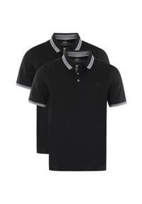 hajo - Poloshirt 2er Pack Pique - Admiralsblau
