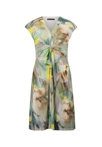 BETTY BARCLAY - Mesh-Kleid mit Raffung - Mint/Nature