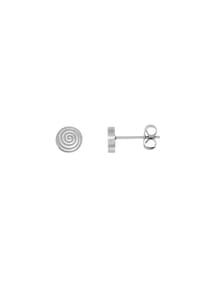 XENOX - Herren Ohrstecker, Edelstahl - SCHWARZ