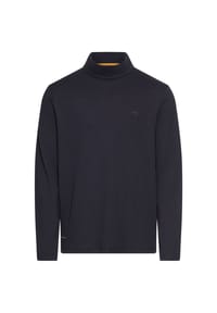 camel active - Rollkragenshirt mit 2-Wege Stretch - Navyblau