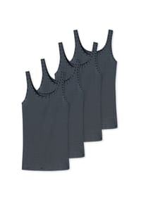 SCHIESSER - Spaghettitop Modal Essentials - blau