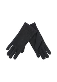 nitzsche - Fingerhandschuhe, Glitzersteine, für Damen - 680 NAVY