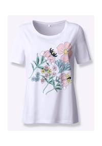 Sieh an! - Shirt - jeansblau-bedruckt