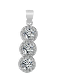 Adelia's - Adelia's stylischer Schmuck Anhänger aus 925 Sterling Silber - Silber