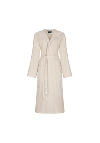 Cawö - Bademäntel Damen Kapuze PURE Elements 6227 travertin - 366 - beige