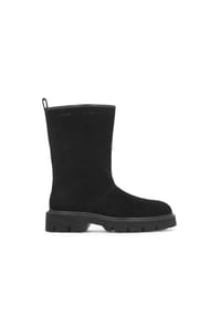 ONE ELEMENT - Schwarze Herren-Schneestiefel aus Wildleder - Schwarz