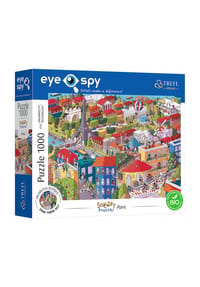 Trefl - Puzzle UFT Eye Spy Sneaky Peakers - Paris, Frankreich, 1000 Teile, 68.3 x 48 cm - 
