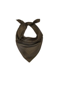 Kazar - Eleganter Schal in quadratischer Form - Braun