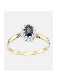 Diamant L'eternel - Cluster Ring, mit Diamant, 375 Gelbgold - gold