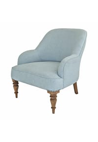 LOBERON - Sessel Ainsley blau - blau