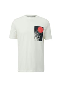 s.Oliver - T-Shirt, Baumwolle, für Herren - 01D1  WHITE
