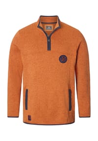 JAN VANDERSTORM - Strickfleeceshirt OTMUND - orange