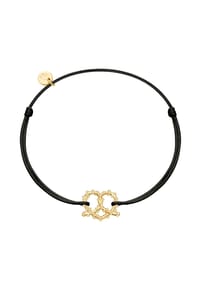 GLANZSTÜCKE MÜNCHEN - Damen Armband aus 925/- Sterling Silber in Gelbgold - gelbgold