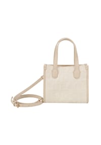 JOOP! JEANS INIZIALE - Henkeltasche "Aurelia", verstellbarer Schultergurt, Logoprägung, für Damen - 712 BLEACHED SAND