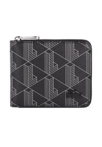 LACOSTE The Blend - Herren Geldbörse - The Blend Compact Zipped Billfold, 9,5x11x2cm (HxBxT) - Schwarz